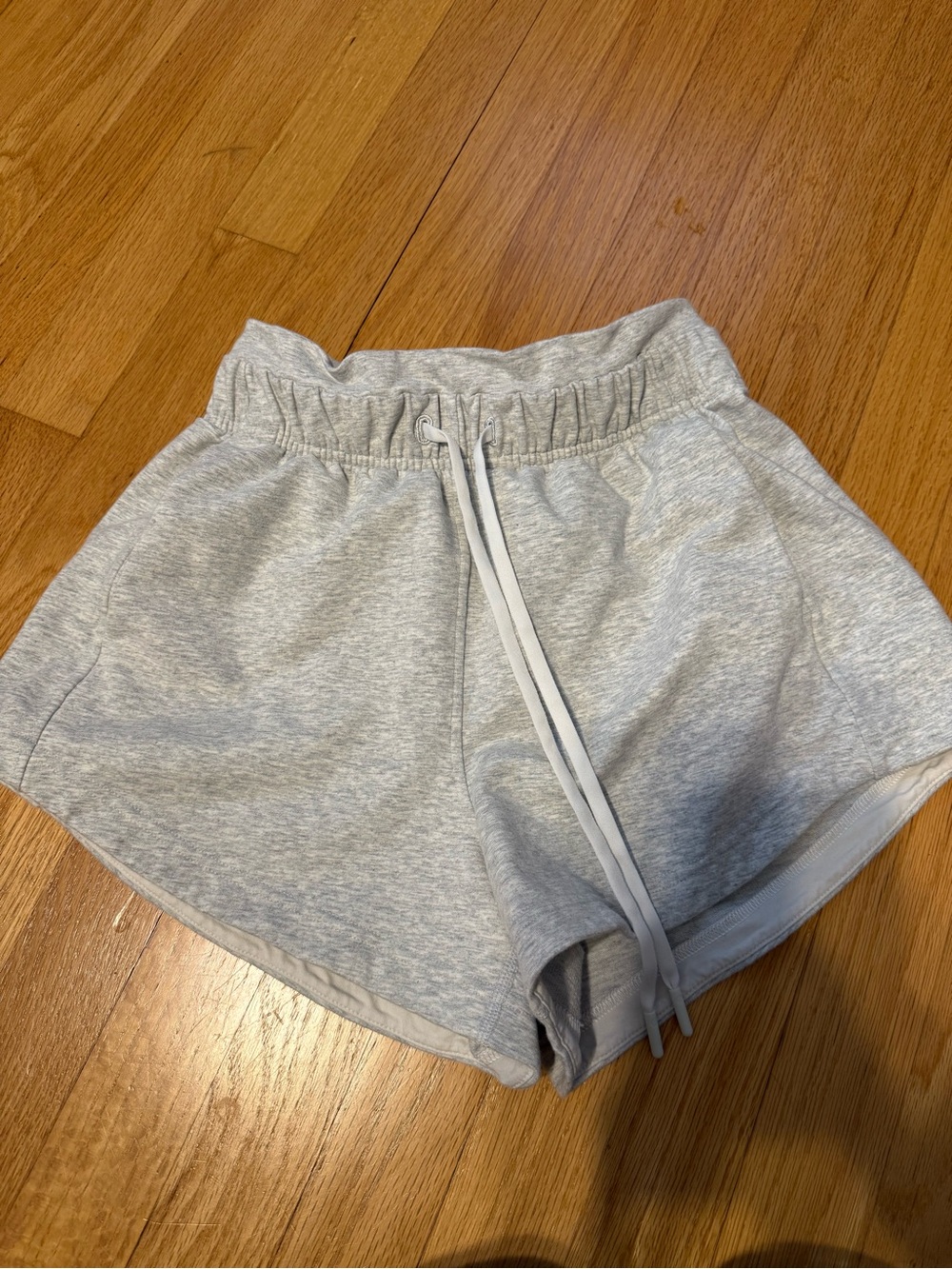 grey lululemon shorts